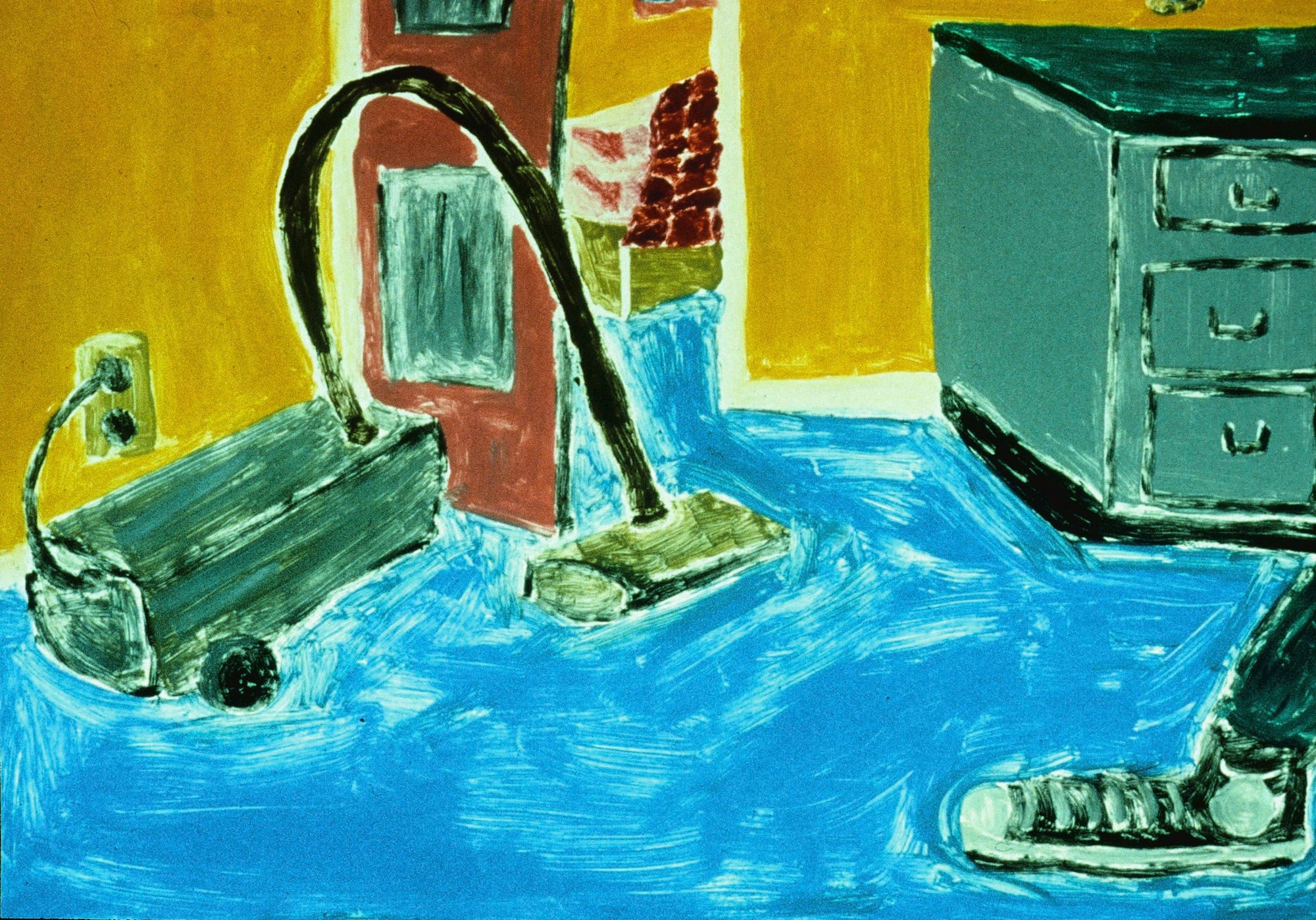 Michael Rosenthal, Electrolux 2, limited edition print, vintage Electrolux vacuum cleaner painted as domestic still life