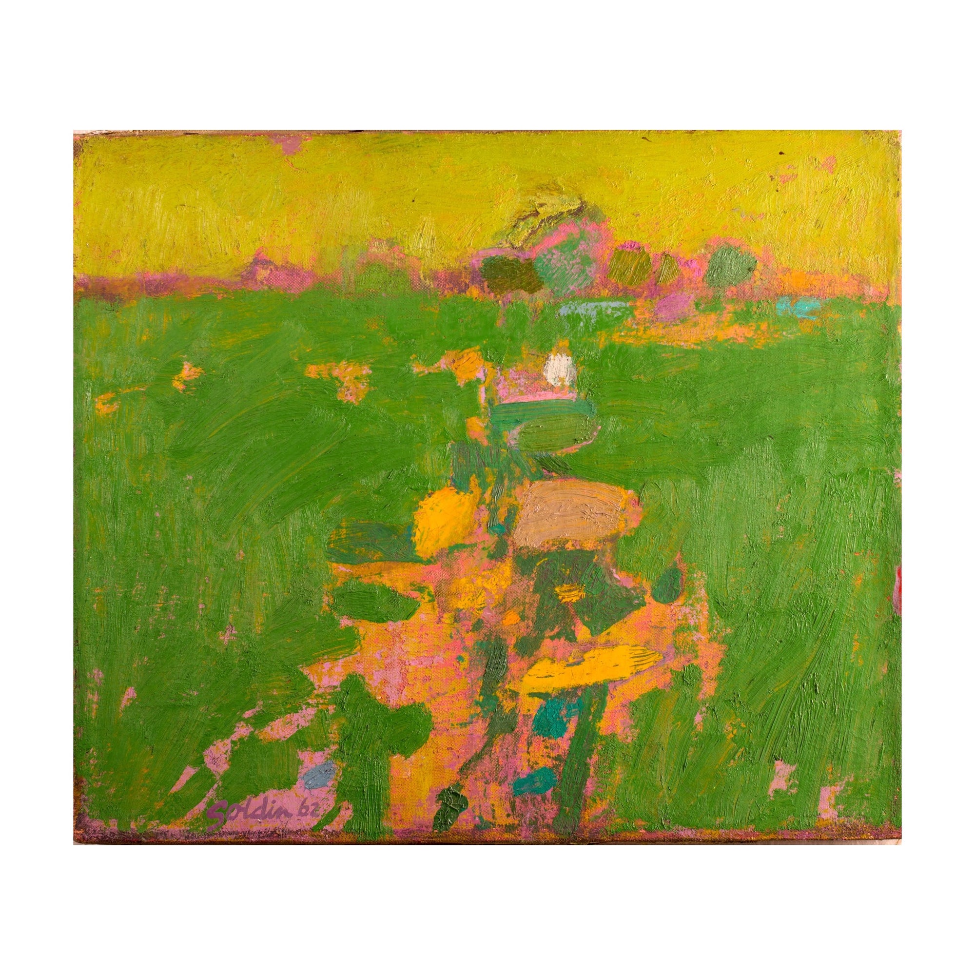 Green Field — painting